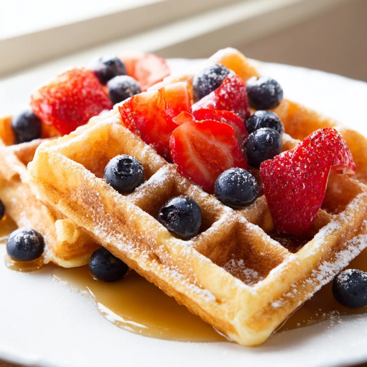 Greek Yogurt Waffles