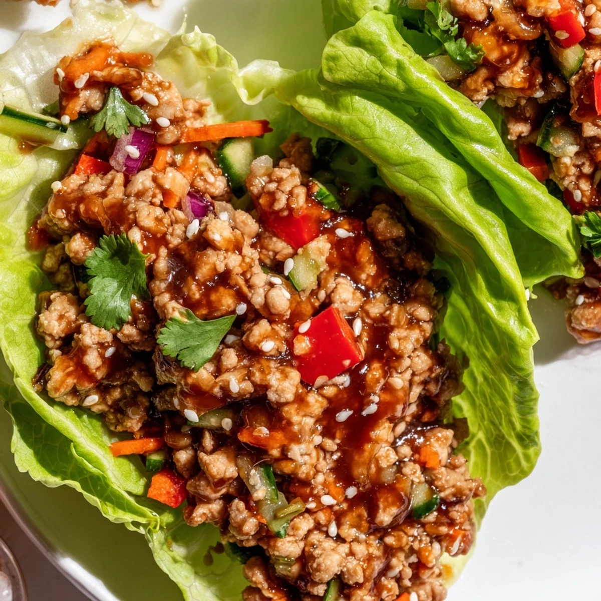 Healthy Ground Turkey Lettuce Wraps