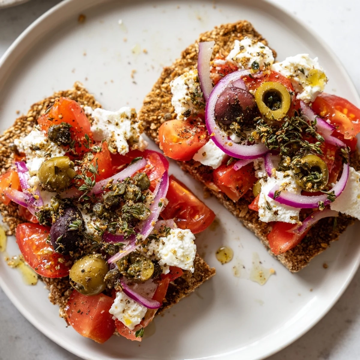 Crispy Cretan Feta Rusks
