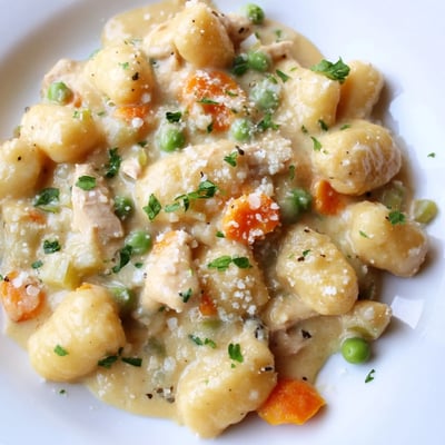 One Pot Gnocchi Chicken Pot Pie