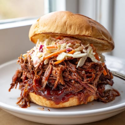 Slow Cooker BBQ Pulled Beef